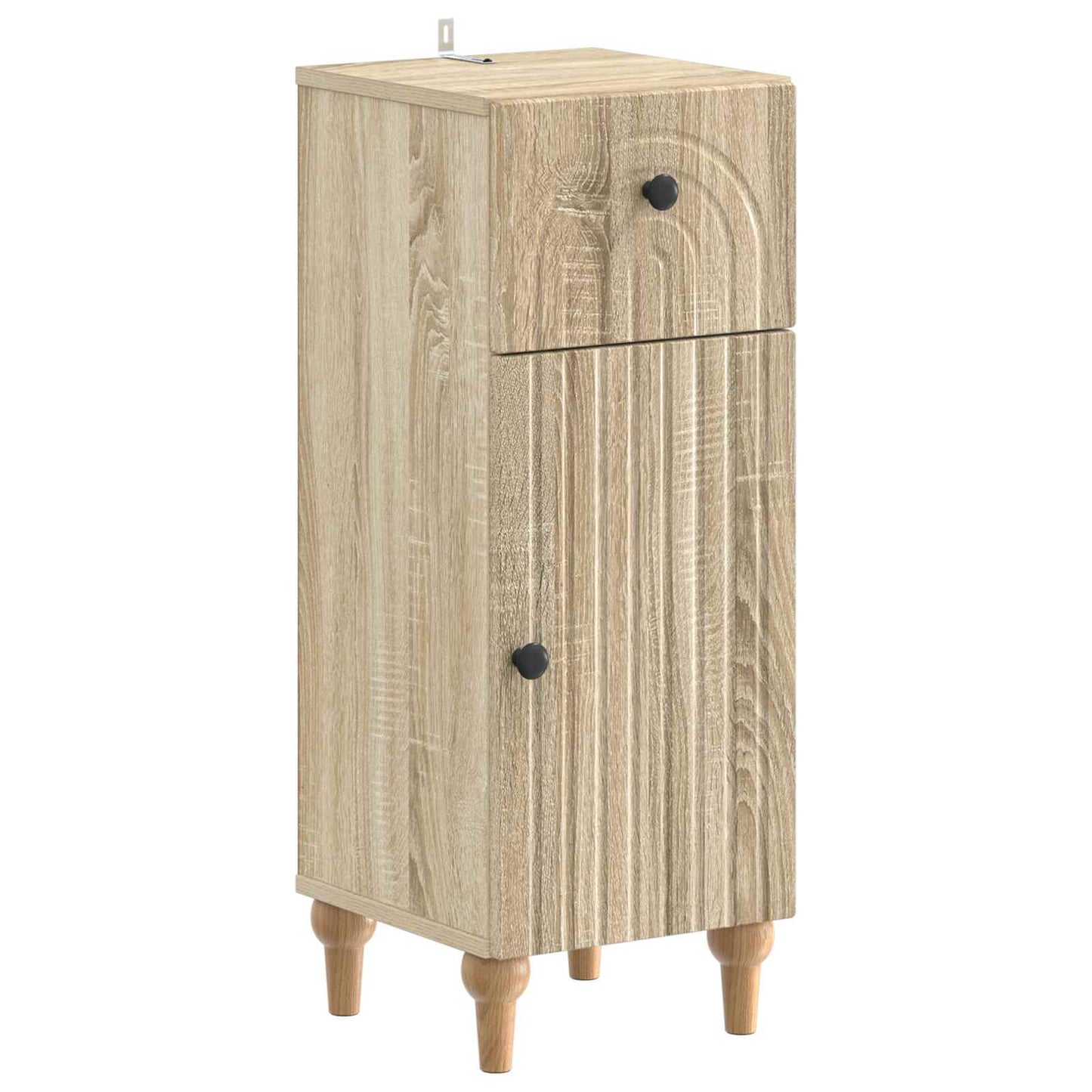 4 Piece Bathroom Cabinet Set ALKMAAR Sonoma Oak Engineered Wood