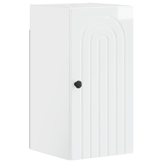 4 Piece Bathroom Cabinet Set ALKMAAR High Gloss White