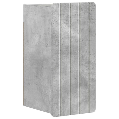 4 Piece Bathroom Cabinet Set ZWOLLE Concrete Grey