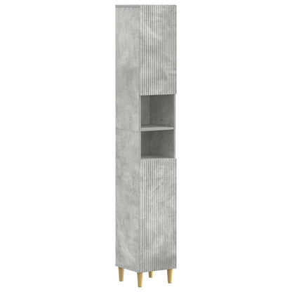 4 Piece Bathroom Cabinet Set ARNHEM Concrete Grey