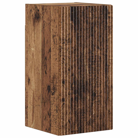 4 Piece Bathroom Cabinet Set ARNHEM Old Wood Engineered Wood