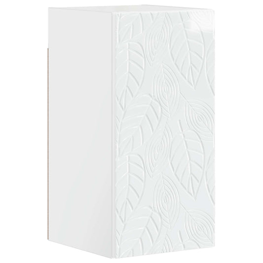 4 Piece Bathroom Cabinet Set DELFT High Gloss White