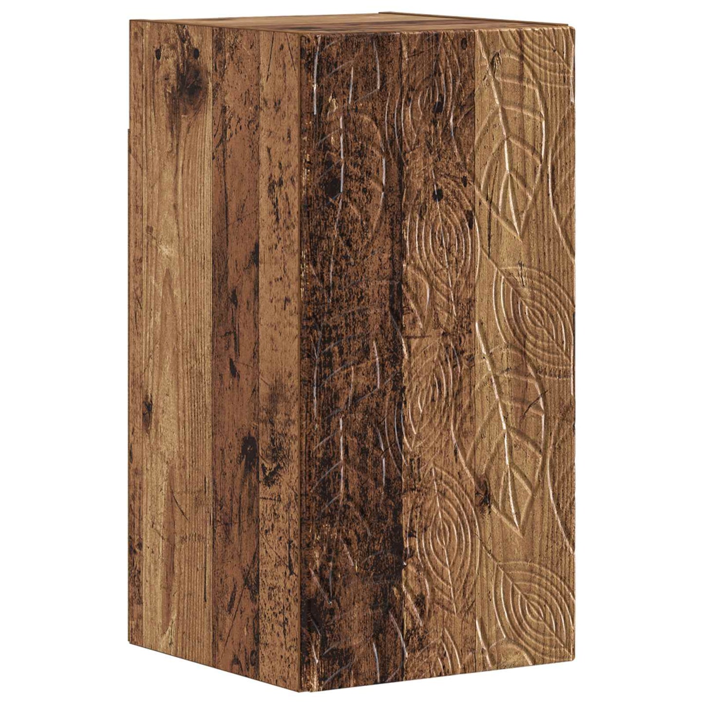 4 Piece Bathroom Cabinet Set DELFT Old Wood Engineered Wood