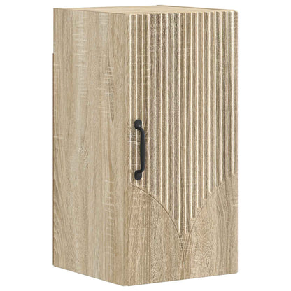4 Piece Bathroom Cabinet Set HOORN Sonoma Oak Engineered Wood