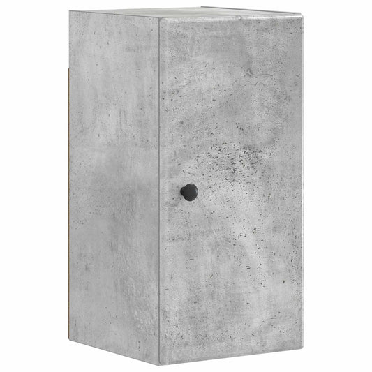 4 Piece Bathroom Cabinet Set BREDA Concrete Grey