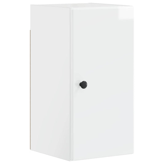 4 Piece Bathroom Cabinet Set BREDA High Gloss White