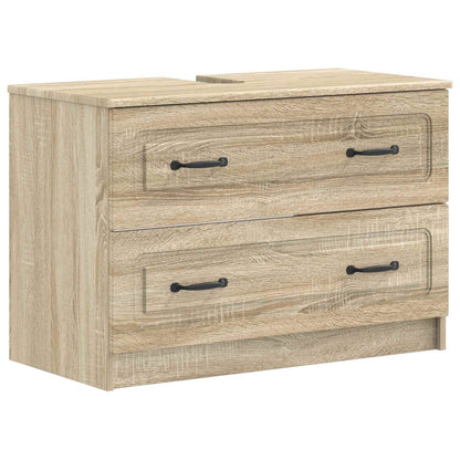 4 Piece Bathroom Cabinet Set UTRECHT Sonoma Oak Engineered Wood