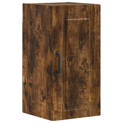 4 Piece Bathroom Cabinet Set UTRECHT Smoked Oak Engineered Wood