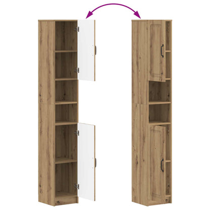 4 Piece Bathroom Cabinet Set UTRECHT Artisan Oak