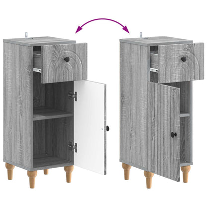 2 Piece Bathroom Cabinet Set ALKMAAR Grey Sonoma