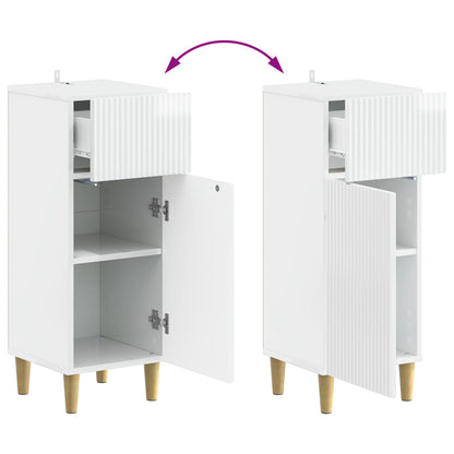2 Piece Bathroom Cabinet Set ARNHEM High Gloss White
