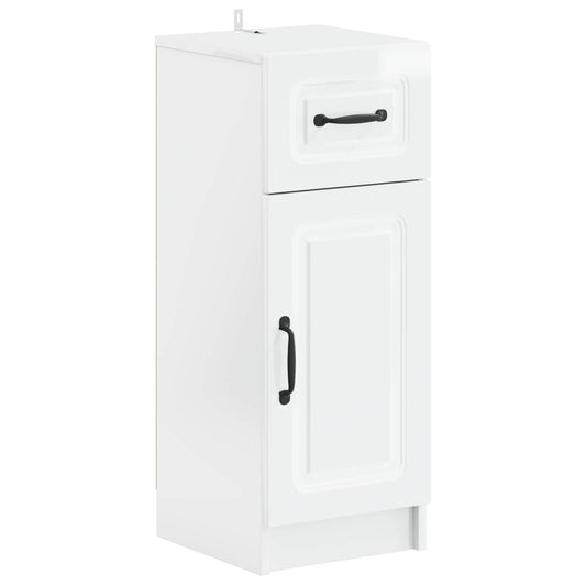 2 Piece Bathroom Cabinet Set UTRECHT High Gloss White