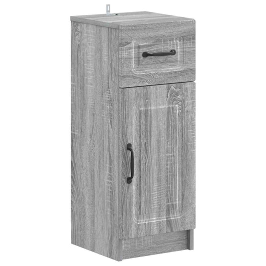 2 Piece Bathroom Cabinet Set UTRECHT Grey Sonoma