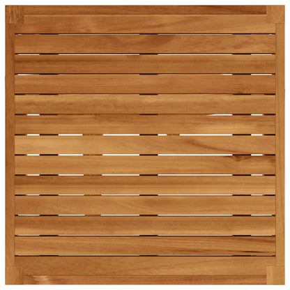 11 pcs Solid Acacia Wood & Rope Natural