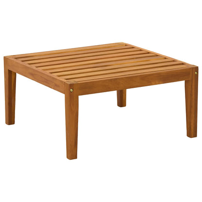 Footrest Solid Acacia Wood Natural