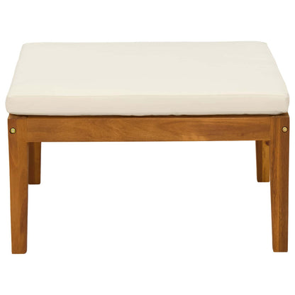 Footrest Solid Acacia Wood Natural