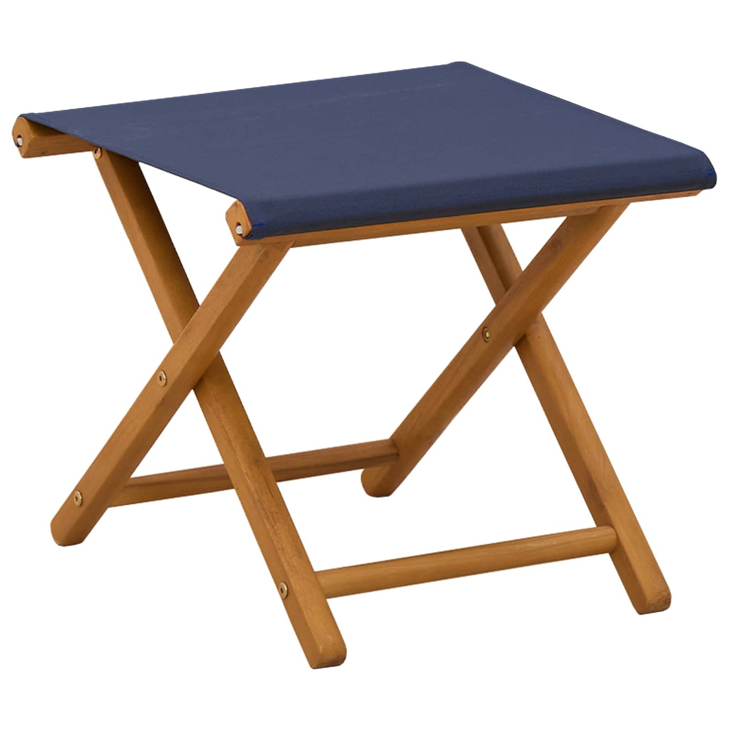 Deck Chair 4 pcs 3 Position Solid Eucalyptus Wood Blue