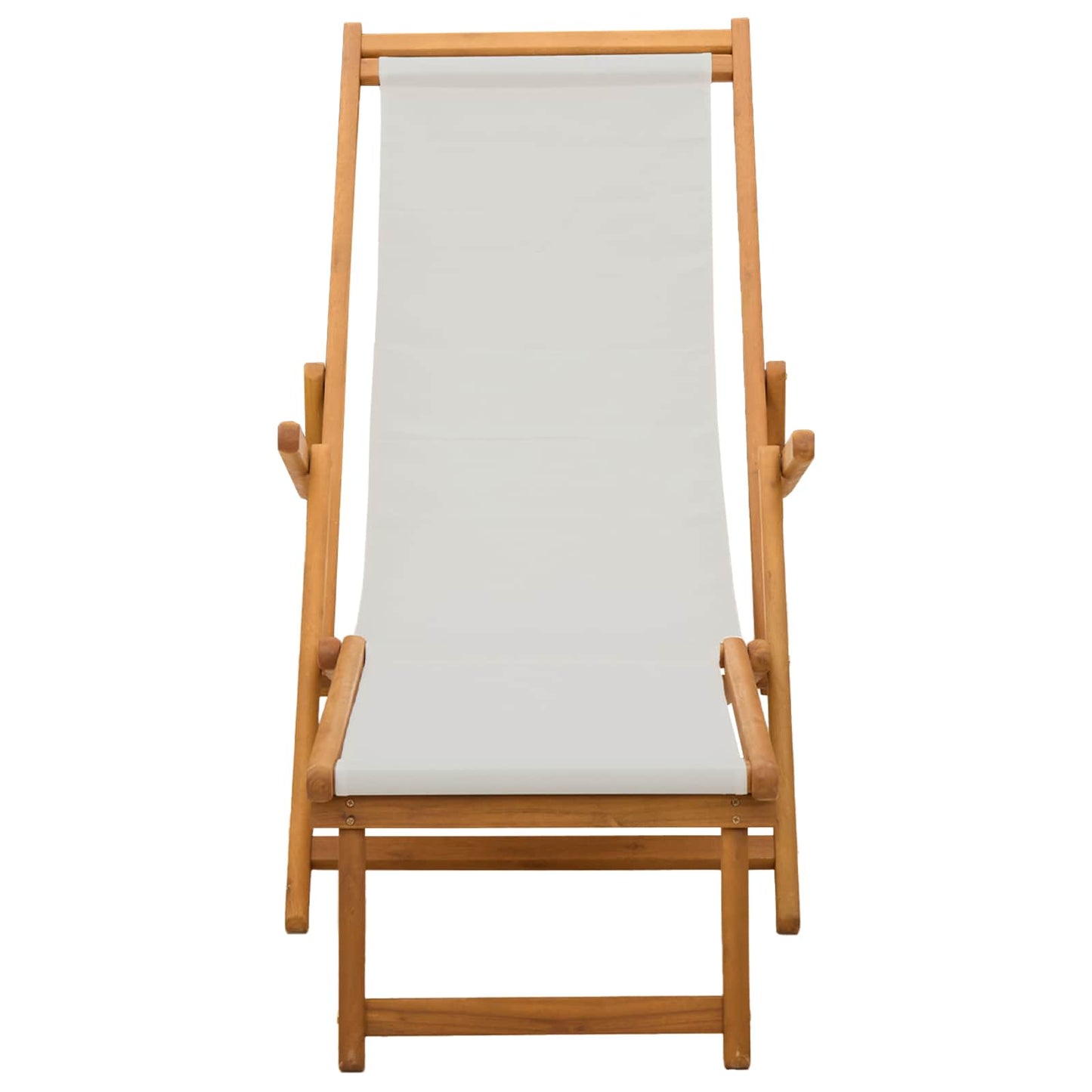 Folding Sun Lounger 2 pcs 3 Position Solid Eucalyptus Wood