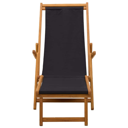 Folding Sun Lounger 2 pcs 3 Position Solid Eucalyptus Wood