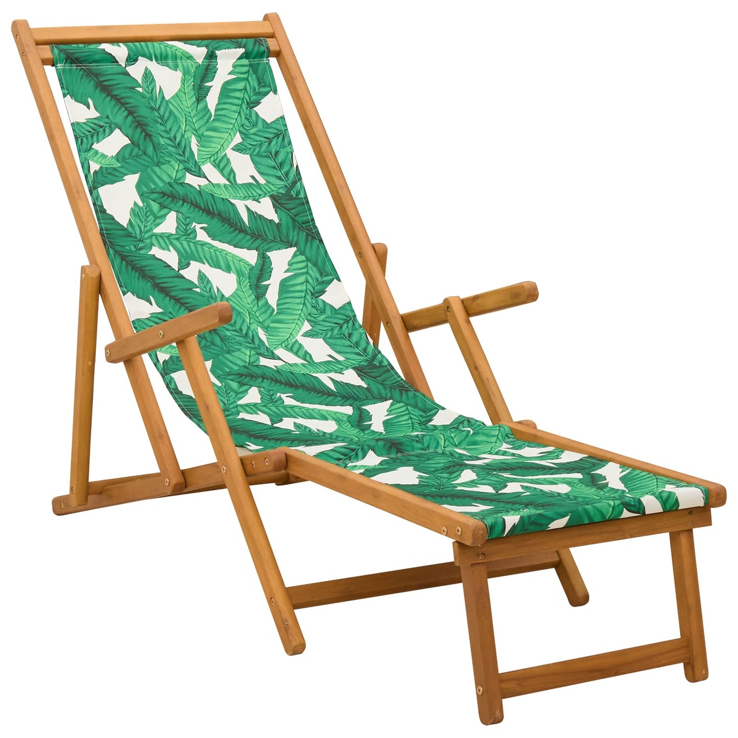 Folding Sun Lounger 2 pcs 3 Position Solid Eucalyptus Wood