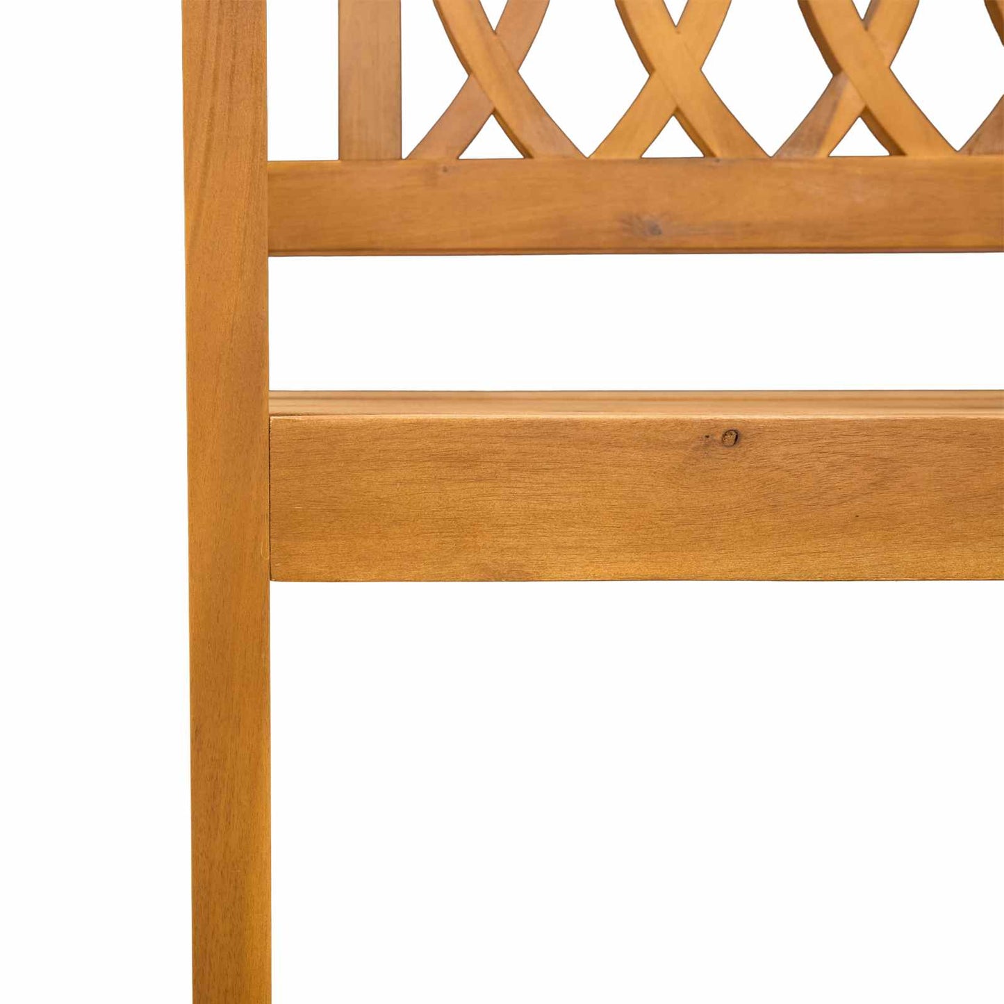 Outdoor Bench Natural 180 x 55.5 x 90 cm Solid Acacia Wood