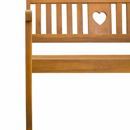 Outdoor Bench Natural 220 x 55.5 x 90 cm Solid Acacia Wood