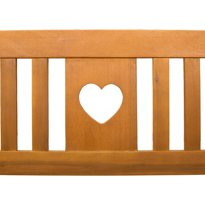 Garden Swing Bench Natural 110 x 56 x 58 cm Solid Acacia Wood