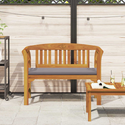 Rose Bench Natural 44.88 x 18.11 x 32.48 in Solid Acacia Wood