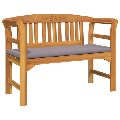 Rose Bench Natural 44.88 x 18.11 x 32.48 in Solid Acacia Wood