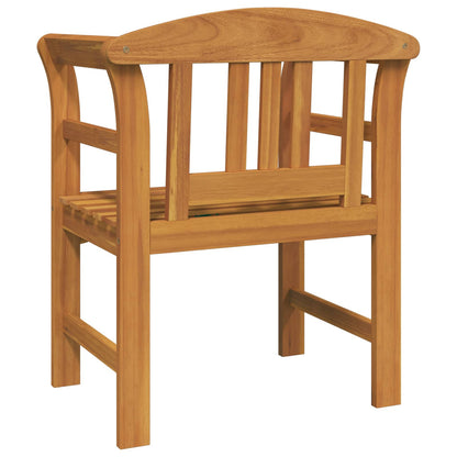 Rose Bench Natural 26.97 x 18.11 x 32.48 in Solid Acacia Wood