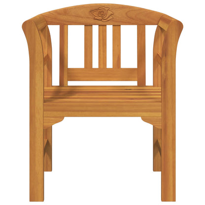 Rose Bench Natural 26.97 x 18.11 x 32.48 in Solid Acacia Wood