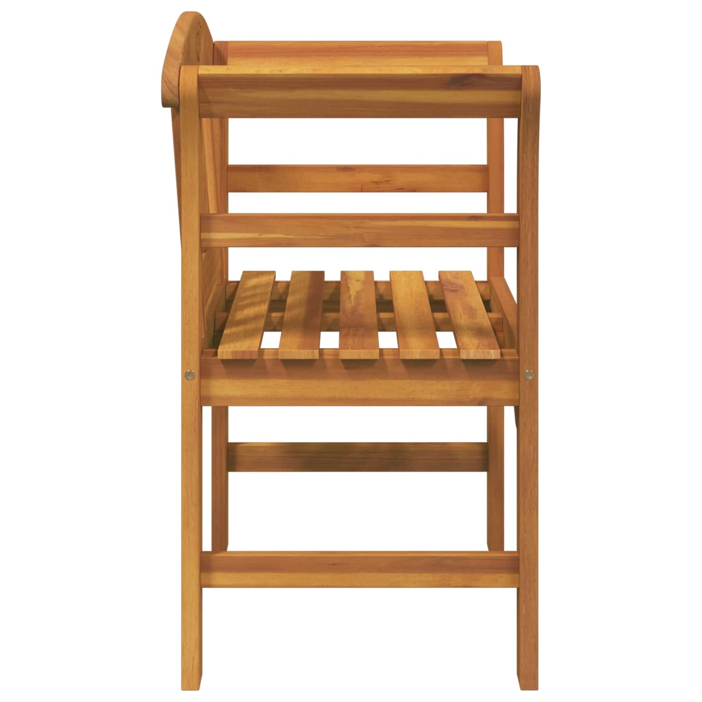 Rose Bench Natural 26.97 x 18.11 x 32.48 in Solid Acacia Wood