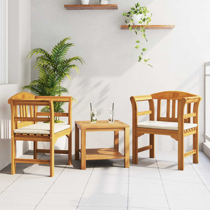 Rose Bench Natural 26.97 x 18.11 x 32.48 in Solid Acacia Wood