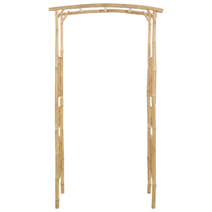 Garden Arch Natural 110 x 40 x 205 cm Bamboo
