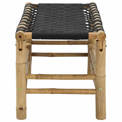 Garden Bench 80 x 38 x 40 cm Bamboo Natural Rectangular