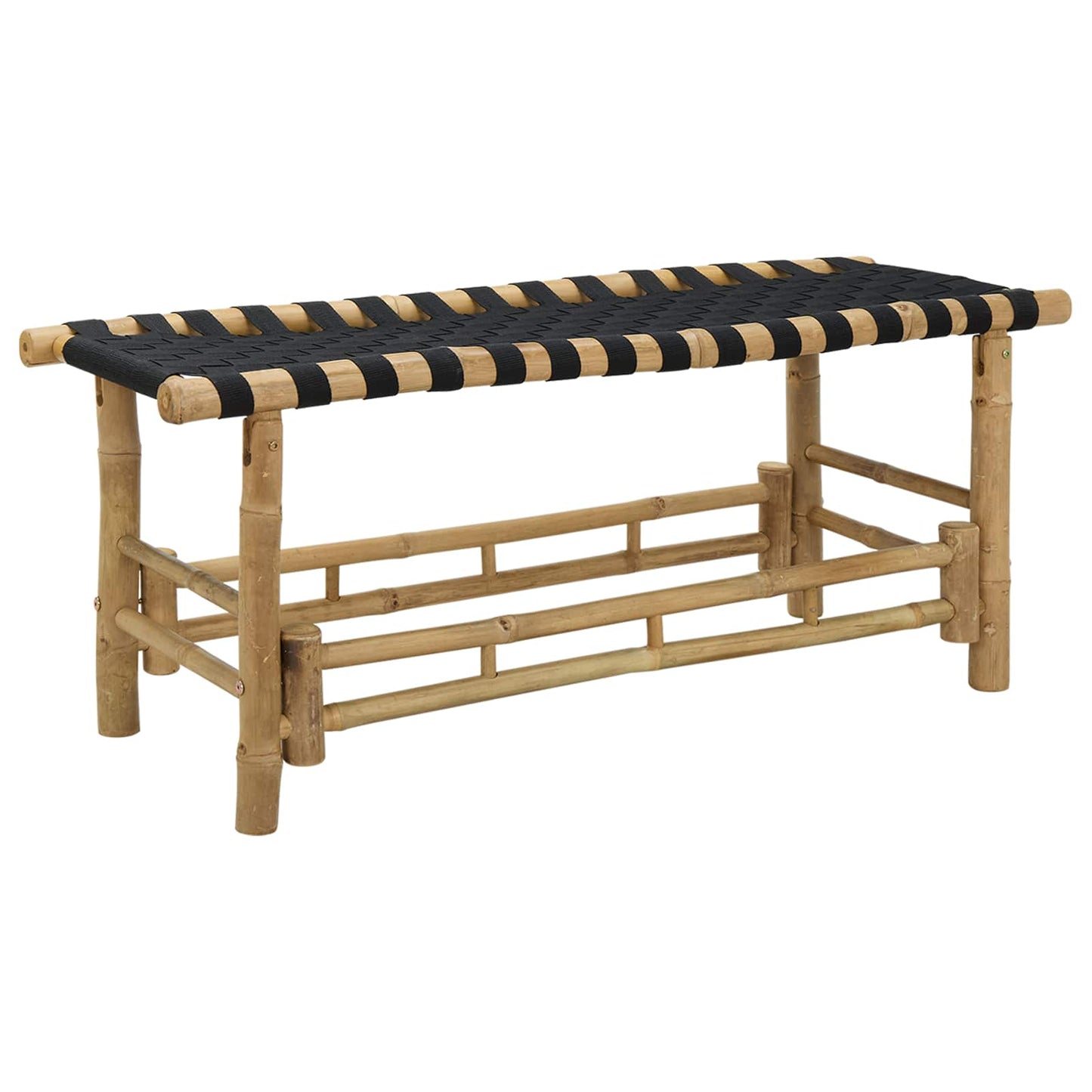 Garden Bench 43.31 x 14.96 x 15.75 in Bamboo Natural