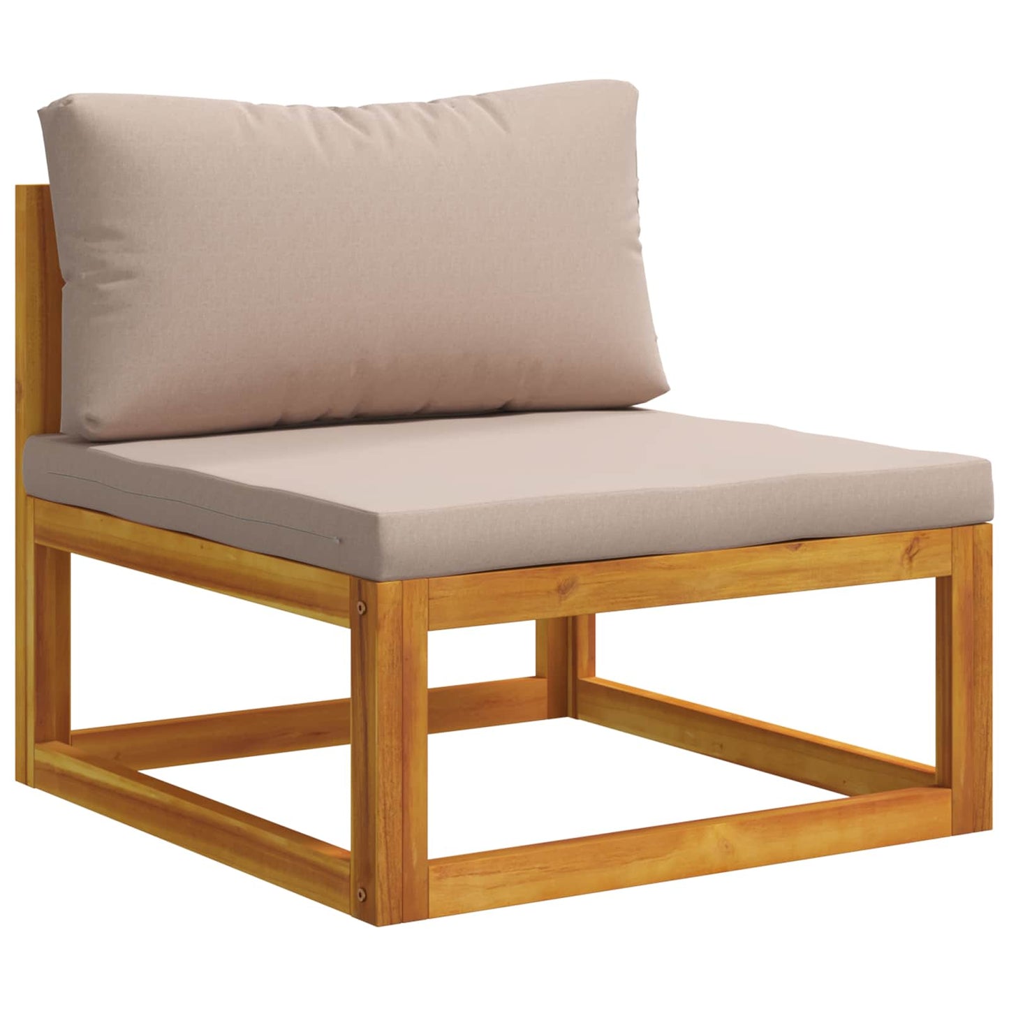 Sofa Set 12 pcs Natural Solid Acacia Wood