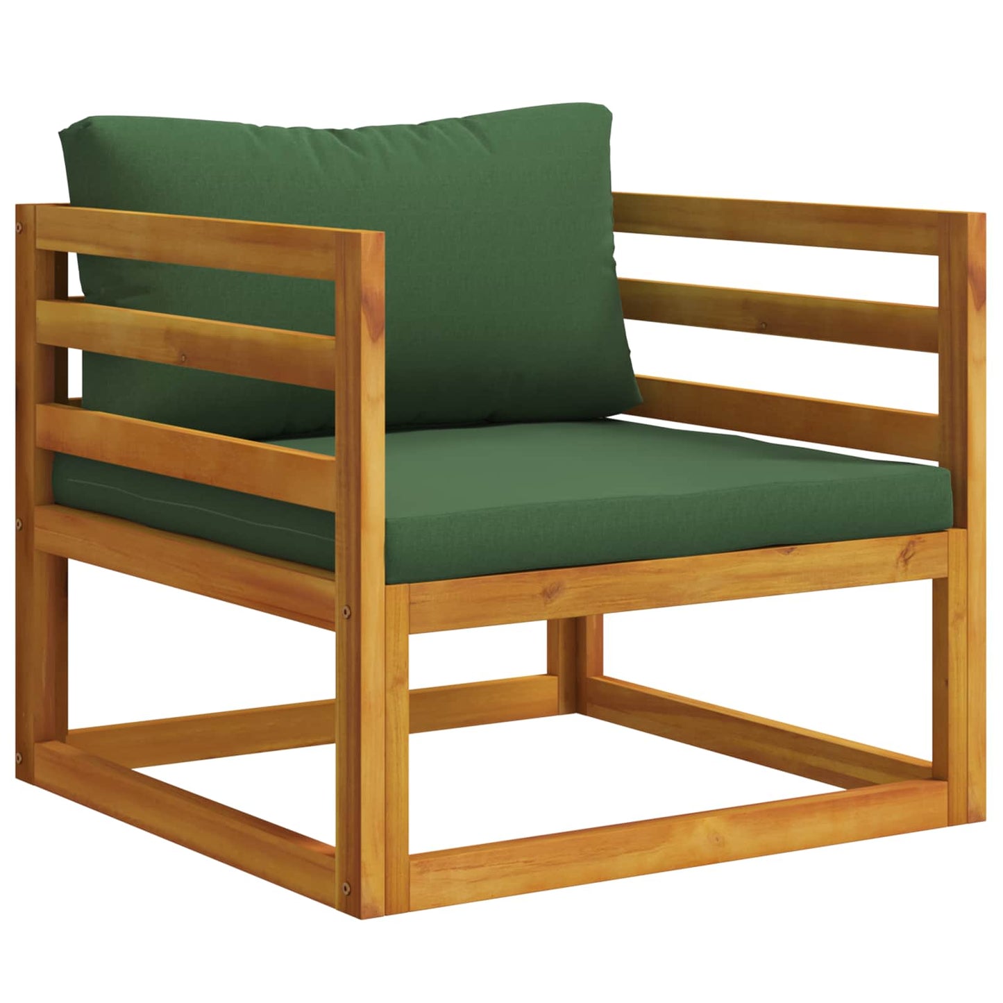 Sofa Set 12 pcs Natural Solid Acacia Wood