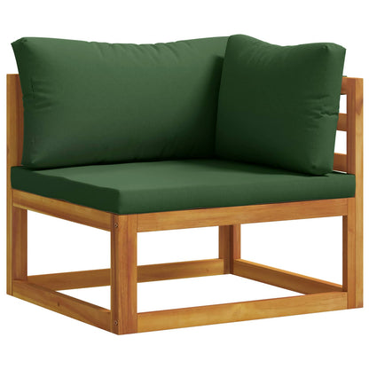 Sofa Set 7 pcs Natural Solid Acacia Wood