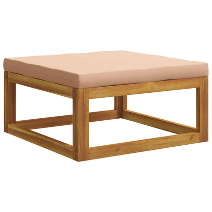 Sofa Set 5 pcs Natural Solid Acacia Wood