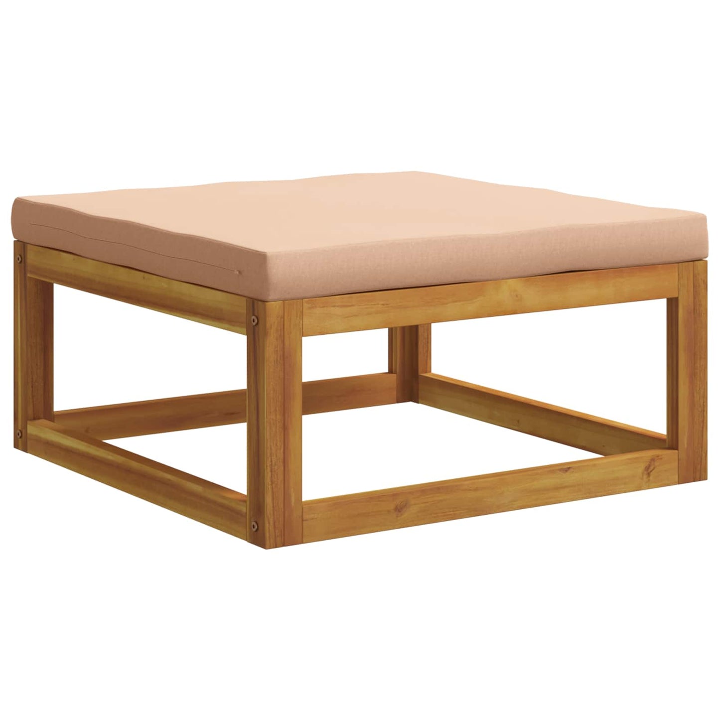Sofa Set 9 pcs Natural Solid Acacia Wood