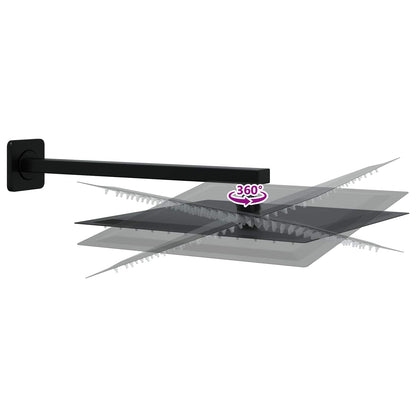 Concealed Shower System (Square) Black Stainless Steel 201