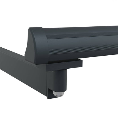 Manual Retractable Awning Frame Anthracite 3 x 2 m Aluminium