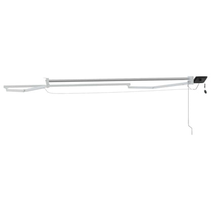 Electric Retractable Awning Frame White 3 x 2 m Aluminium