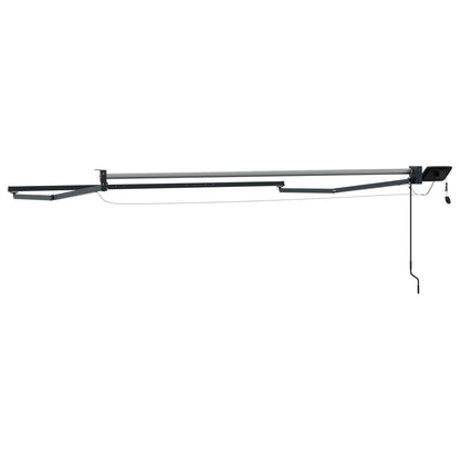 Electric Retractable Awning Frame Anthracite 3 x 2 m Aluminium