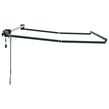 Electric Retractable Awning Frame Anthracite 3.5 x 2 m