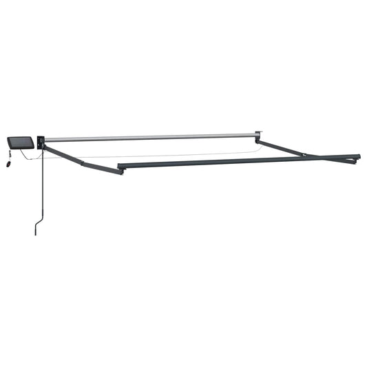 Electric Retractable Awning Frame Anthracite 3.5 x 2.5 m