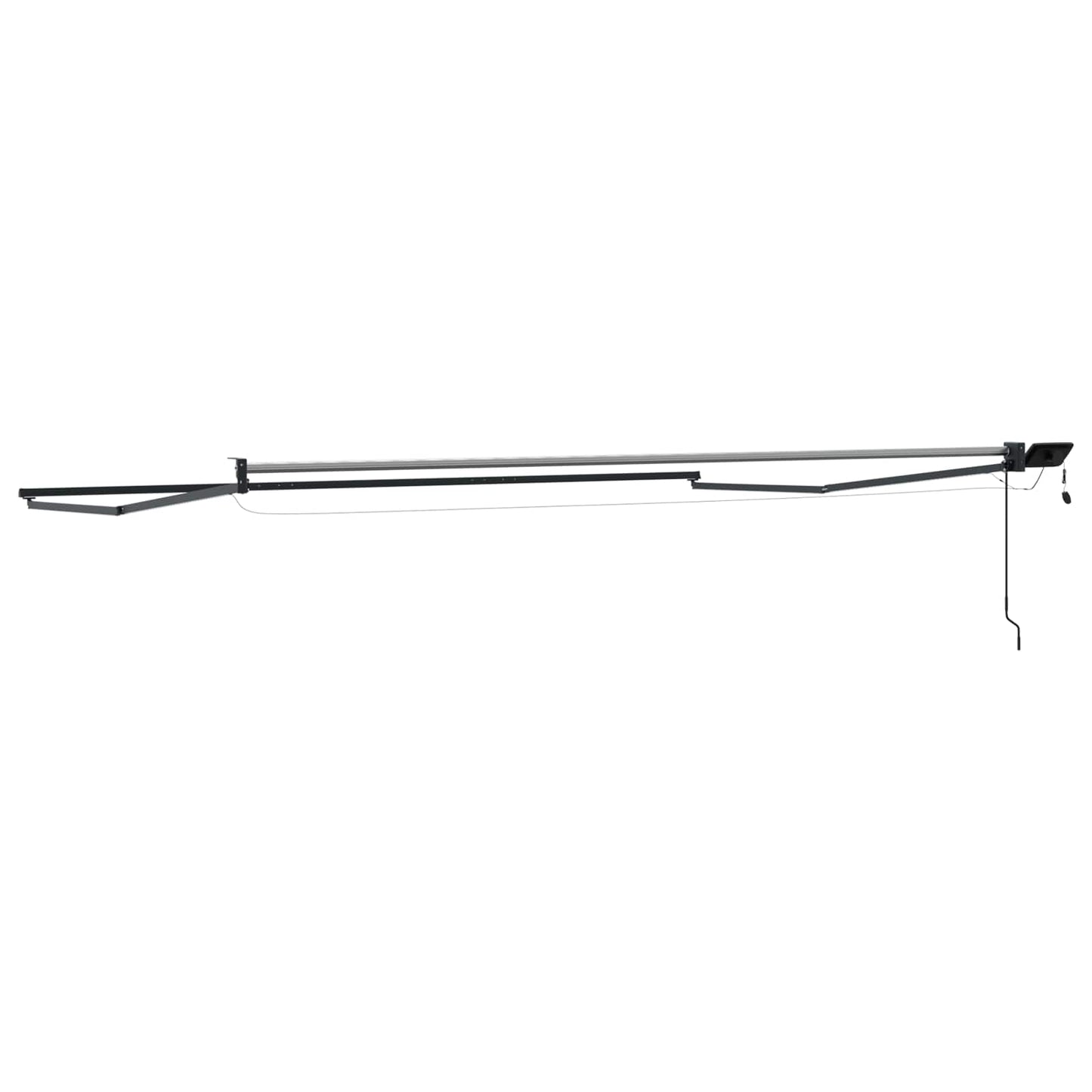 Electric Retractable Awning Frame Anthracite 4.5 x 3 m