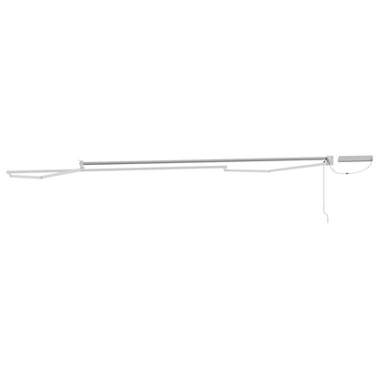 Electric Retractable Awning Frame White 4 x 2 m Steel