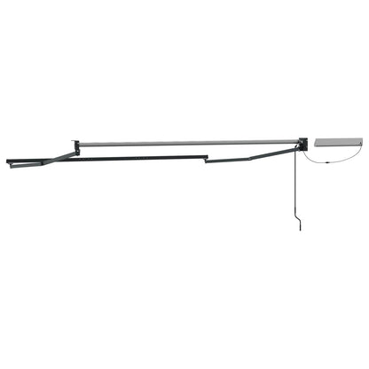 Electric Retractable Awning Frame Anthracite 2.5 x 2 m Steel